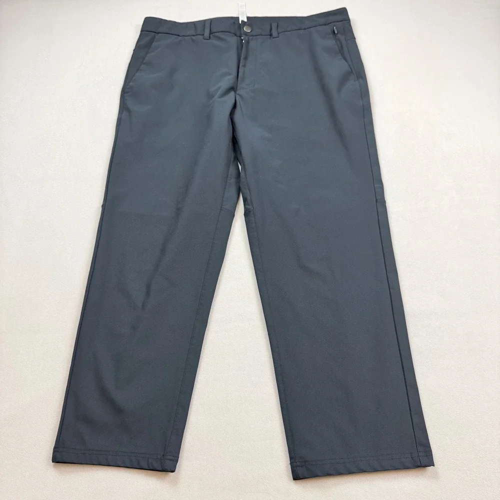 CRZ‎ YOGA Mens Golf Pants 36W Gray Technical Stretch Trousers Lightweight 1699